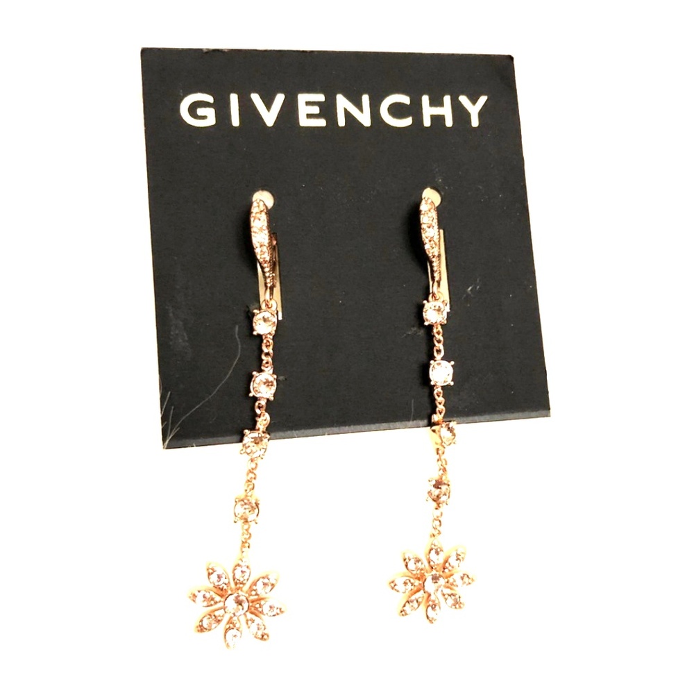 Beautiful Rose Gold Givenchy drop earrings.